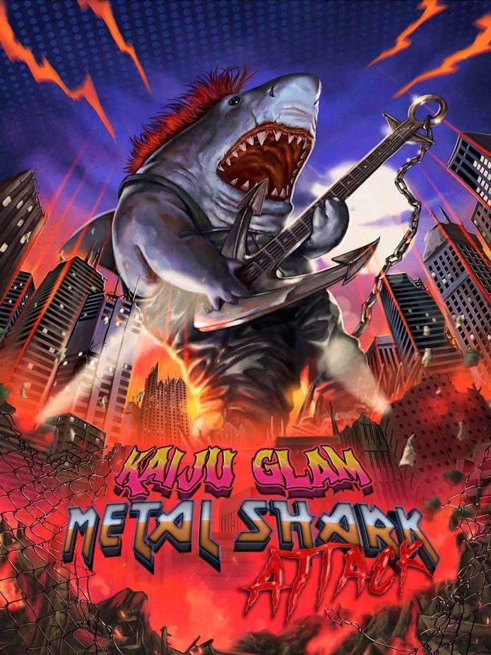 Kaiju Glam Metal Shark Attack (2024) poster - Allmovieland.com Kaiju Glam Metal Shark Attack (2024) poster - Allmovieland.com