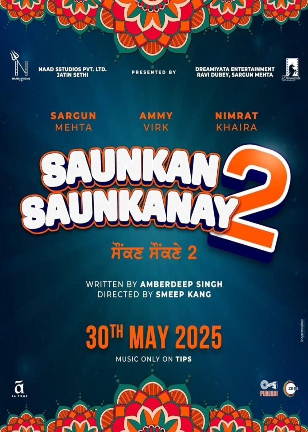 Saunkan Saunkanay 2 (2025) poster - Allmovieland.com Saunkan Saunkanay 2 (2025) poster - Allmovieland.com